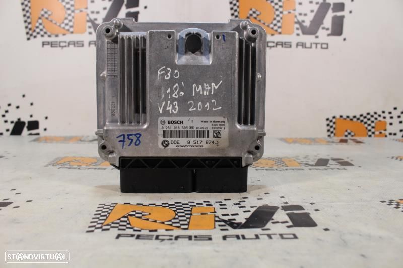 Centralina De Motor Bmw 3 (F30, F80)  8517874 / 0281018506 / 1039S5301 - 1