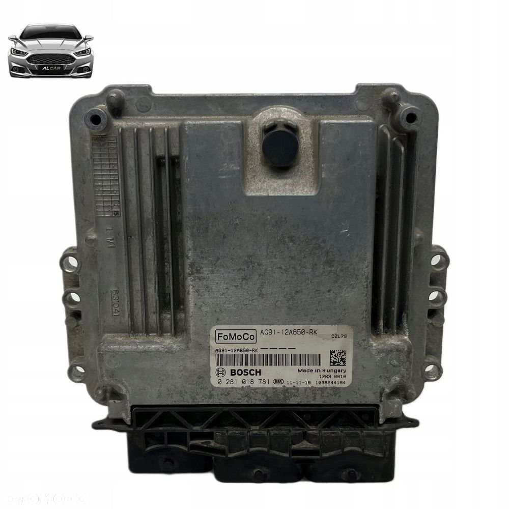 STEROWNIK SILNIKA 2.2 TDCI EURO 5 MONDEO MK4, S-MAX MK1 AG91-12A650-RK - 1