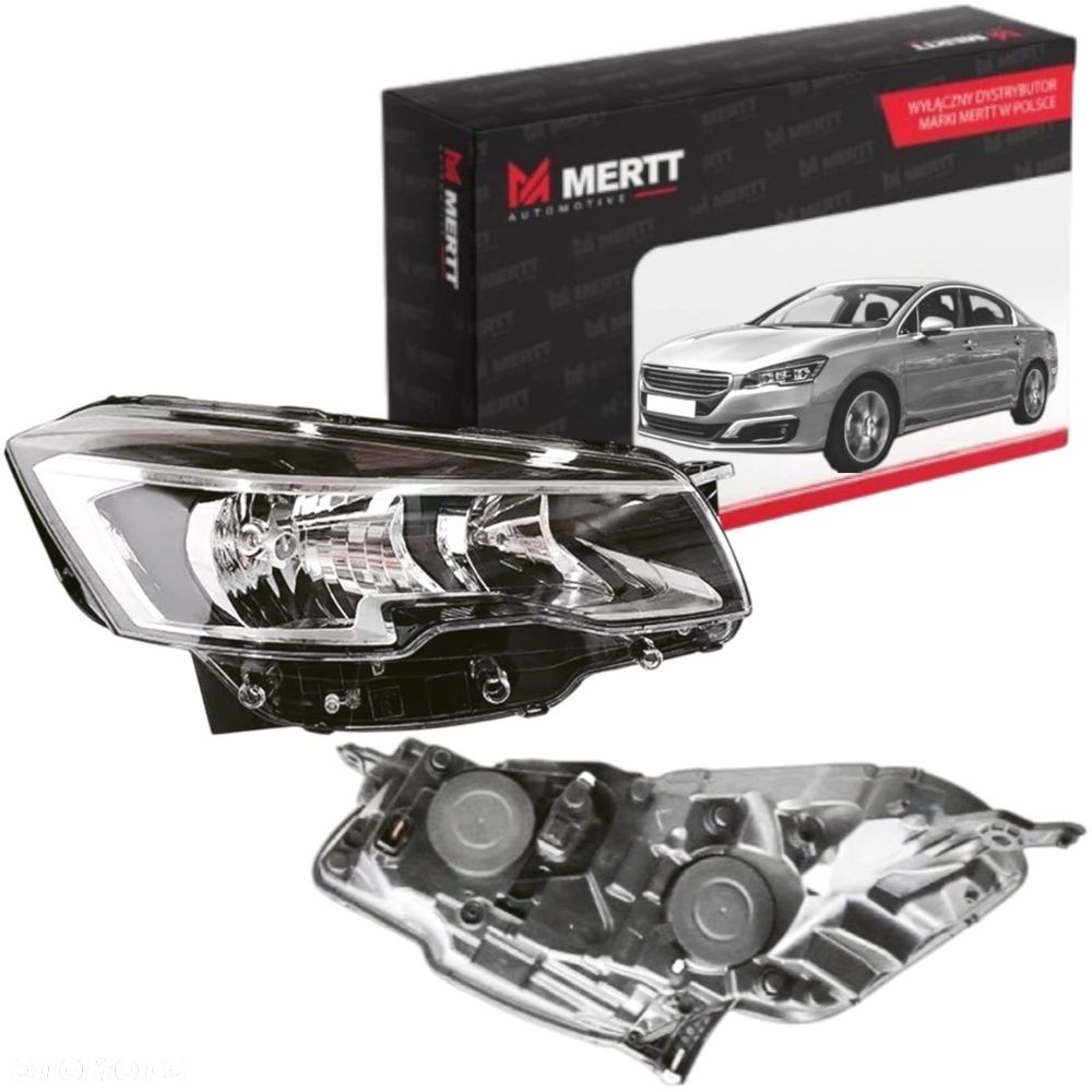 PEUGEOT 508 I 2014-2019 LAMPA REFLEKTOR PRZEDNI PRAWY 9807241180 9809045441 - 2