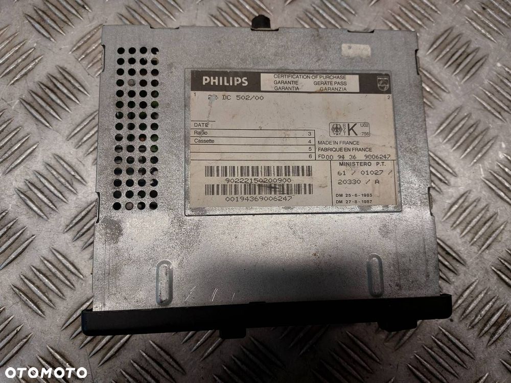 RADIO SAMOCHODOWE KASETY 22DC502/00 DC502 PHILIPS - 2