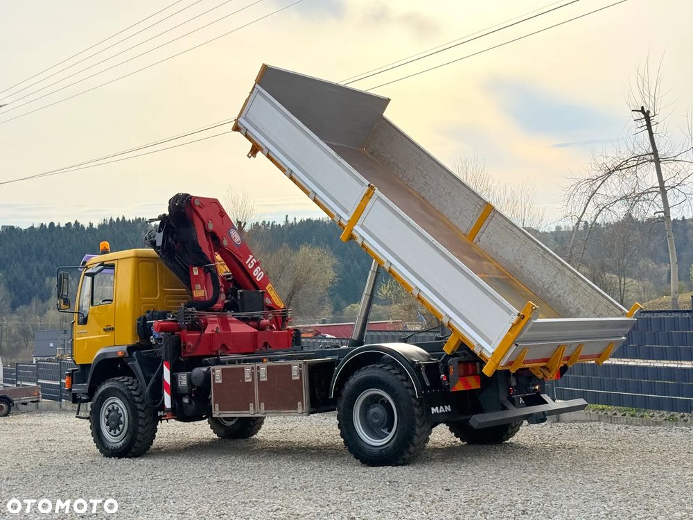 MAN * MAN LE 18.280 * HDS HMF 1560 * Kiper Wywrotka * 4x4 * Sprowadzony * Energetyka * - 29
