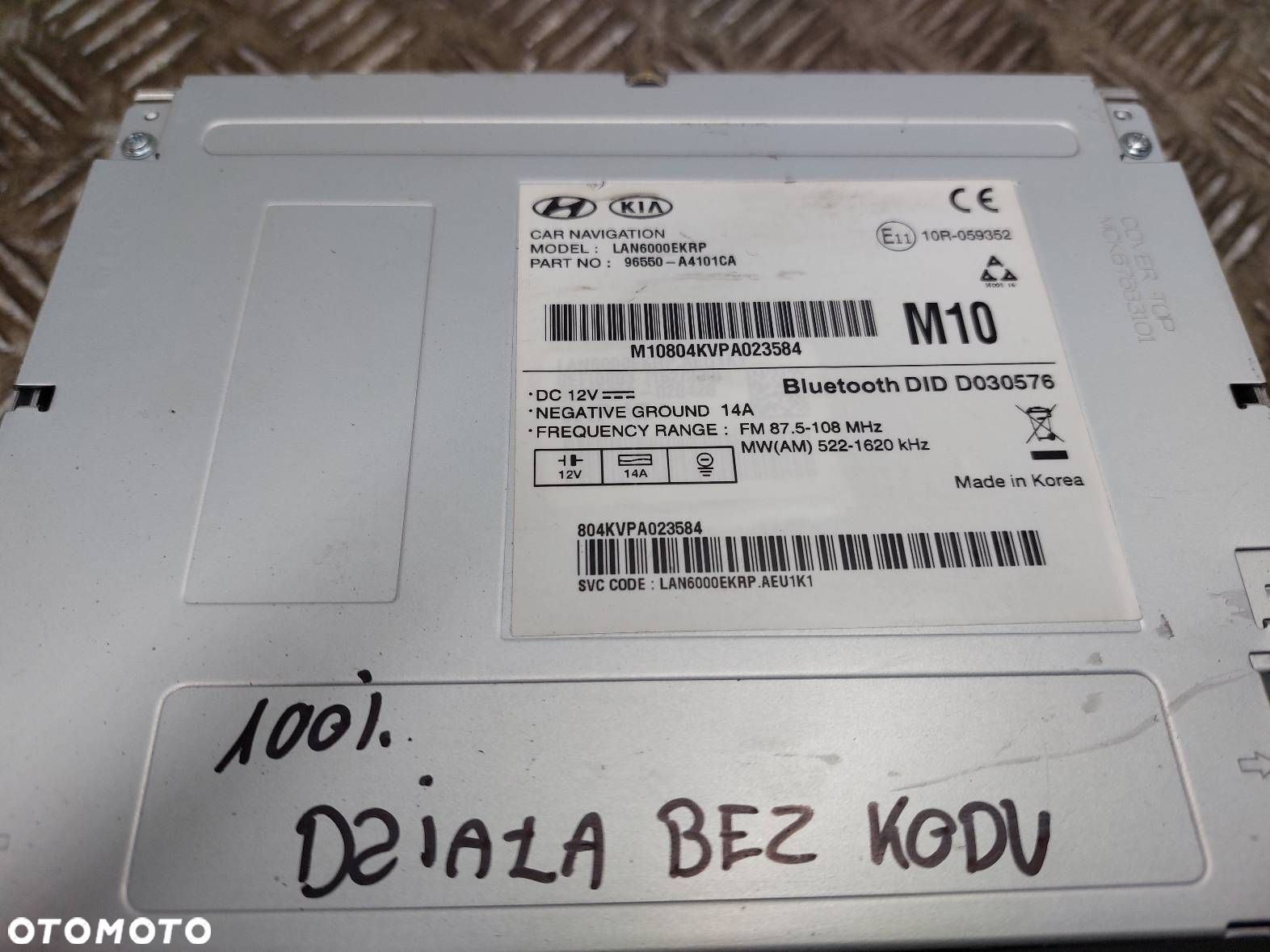 RADIO ODTWARZACZ CARENS IV LIFT NAVI BLUETOOTH - 2