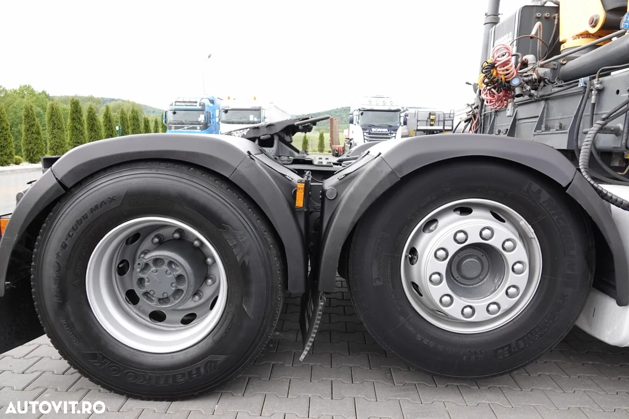 DAF XF 105.510 / TRACTOR IMPINGAT / + HDS COPMA 160.5 / EXTENSIUNE - 13 M / CAPACITATE DE RIDICAT - 7.040 KG / IMPORTAT - 26