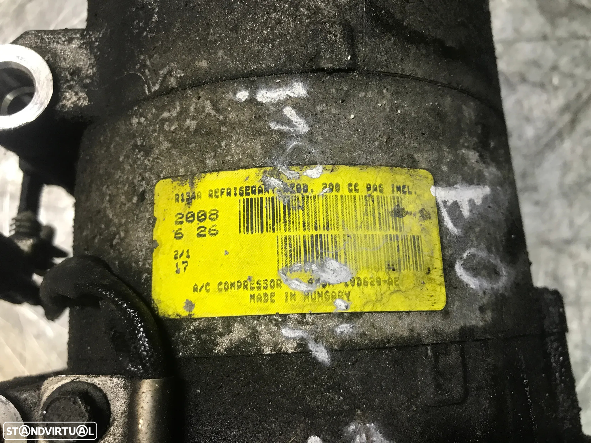 COMPRESSOR AC FORD FOCUS II / C-MAX 1.8TDCI REF. 4M5H19D629AE - 4