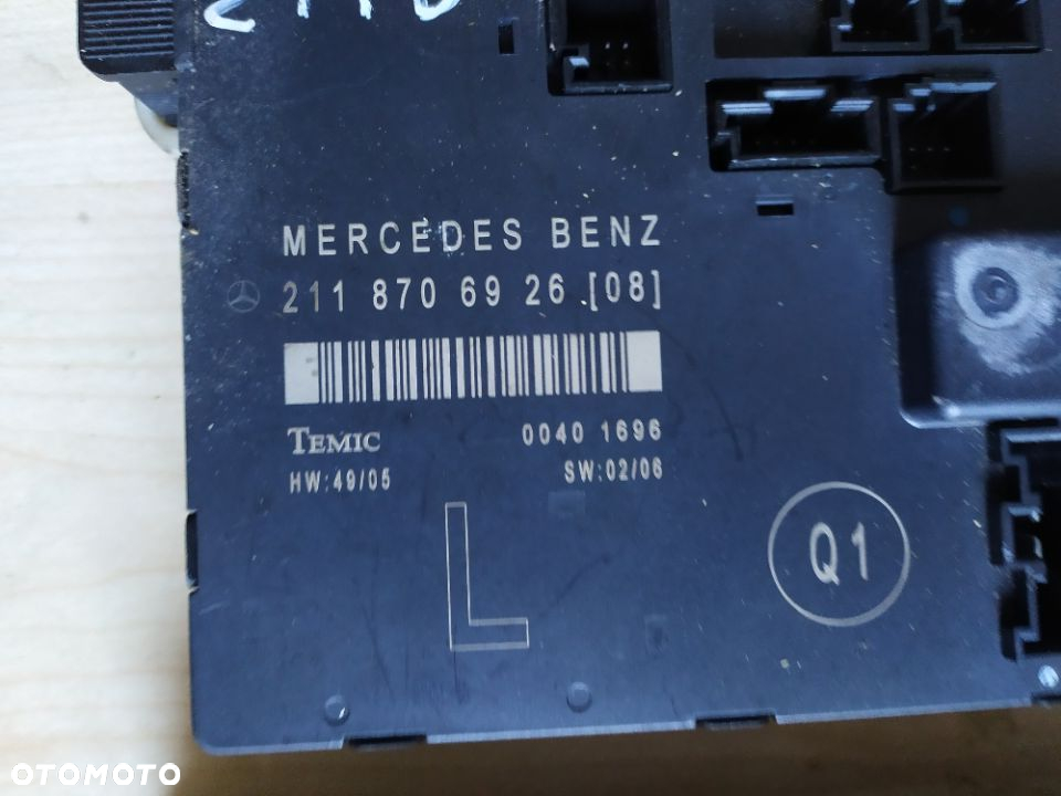 MERCEDES E 211 moduł zamka  drzwi sterownik RÓŻNE  NUMERY - 4