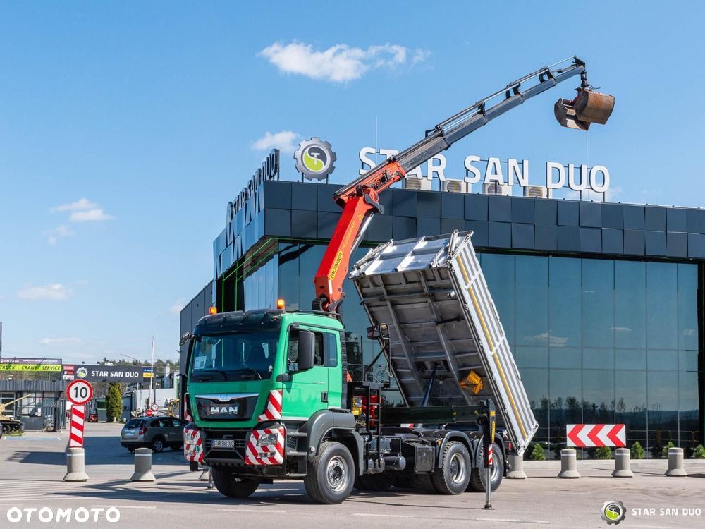 MAN TGS 33.440 6x4 PALFINGER PK 22002 EH HDS Żuraw Wywrotka Rotator - 7