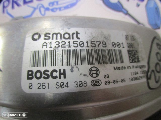 Centralina 0261S04308 A1321501579 SMART  FORTWO 2 451 2008 1.0I 60CV 3P BRANCO BOSCH - 4