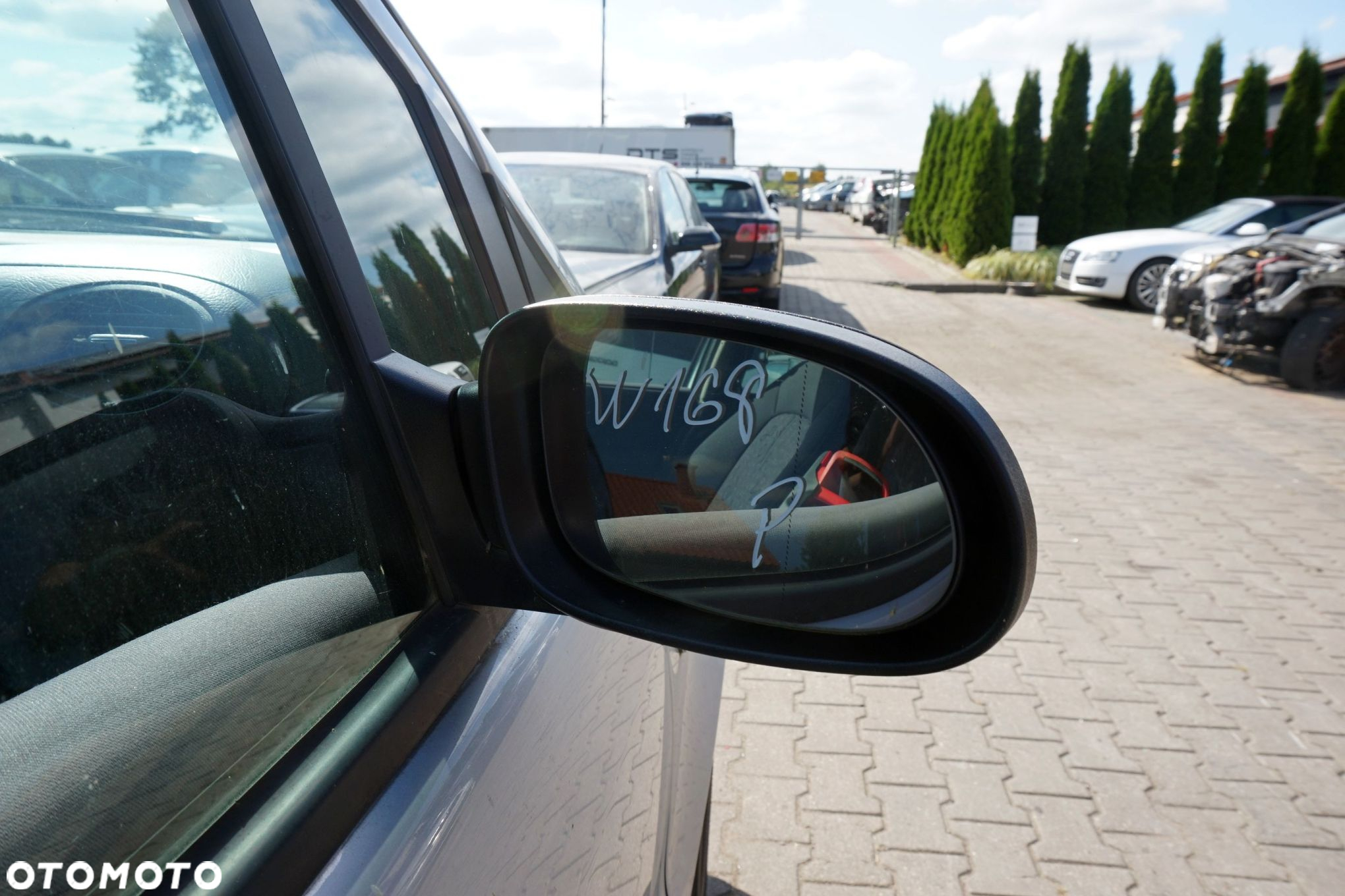 LUSTERKO ELEKTRYCZNE PRAWE A-KLASA W168 761 A1688100276 CZARNY MAT MERCEDES 1997-2001 - 3