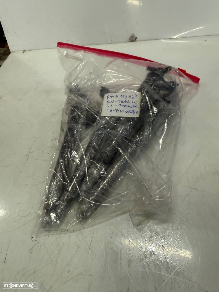 Injetores Renault 1.6 dci Cdti referência 0445110569 - 3