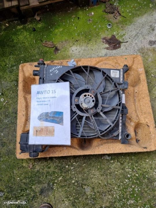 radiador de água com termoventilador Mercedes A 140 -160 - 1