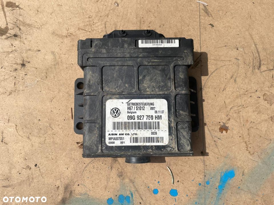 Moduł komputer sterownik skrzyni biegów Skoda Fabia II 2 1.6 09G927750HM - 1