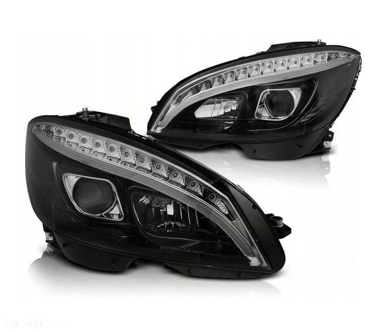 Reflektor Lampa Day line light LED Tube Neon Tuning Mercedes C KLASA w 204 - 2