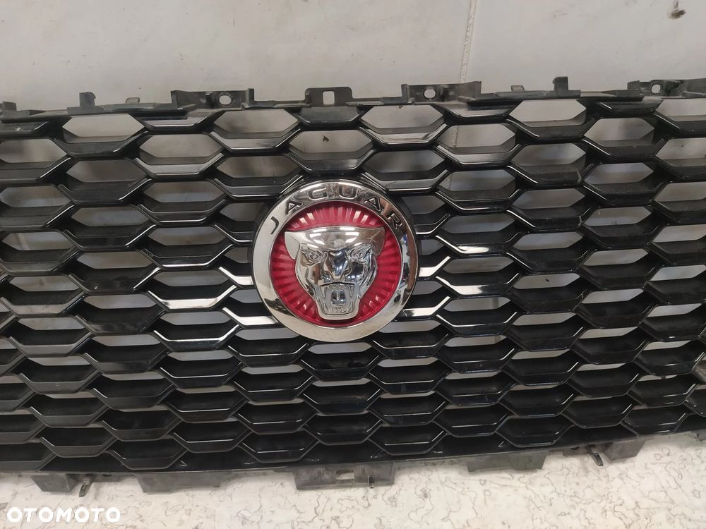JAGUAR E-PACE X540 GRILL ATRAPA CHŁODNICY MASKOWNICA ZNACZEK CZARNY ORYGINAŁ - 8