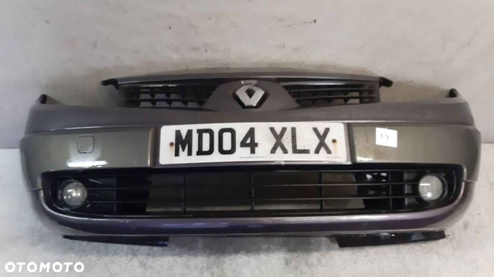 ^ ZDERZAK PRZÓD PRZEDNI DO RENAULT SCENIC 2 II TEC68 HALOGENY FIOLETOWY PURPUROWY - 1