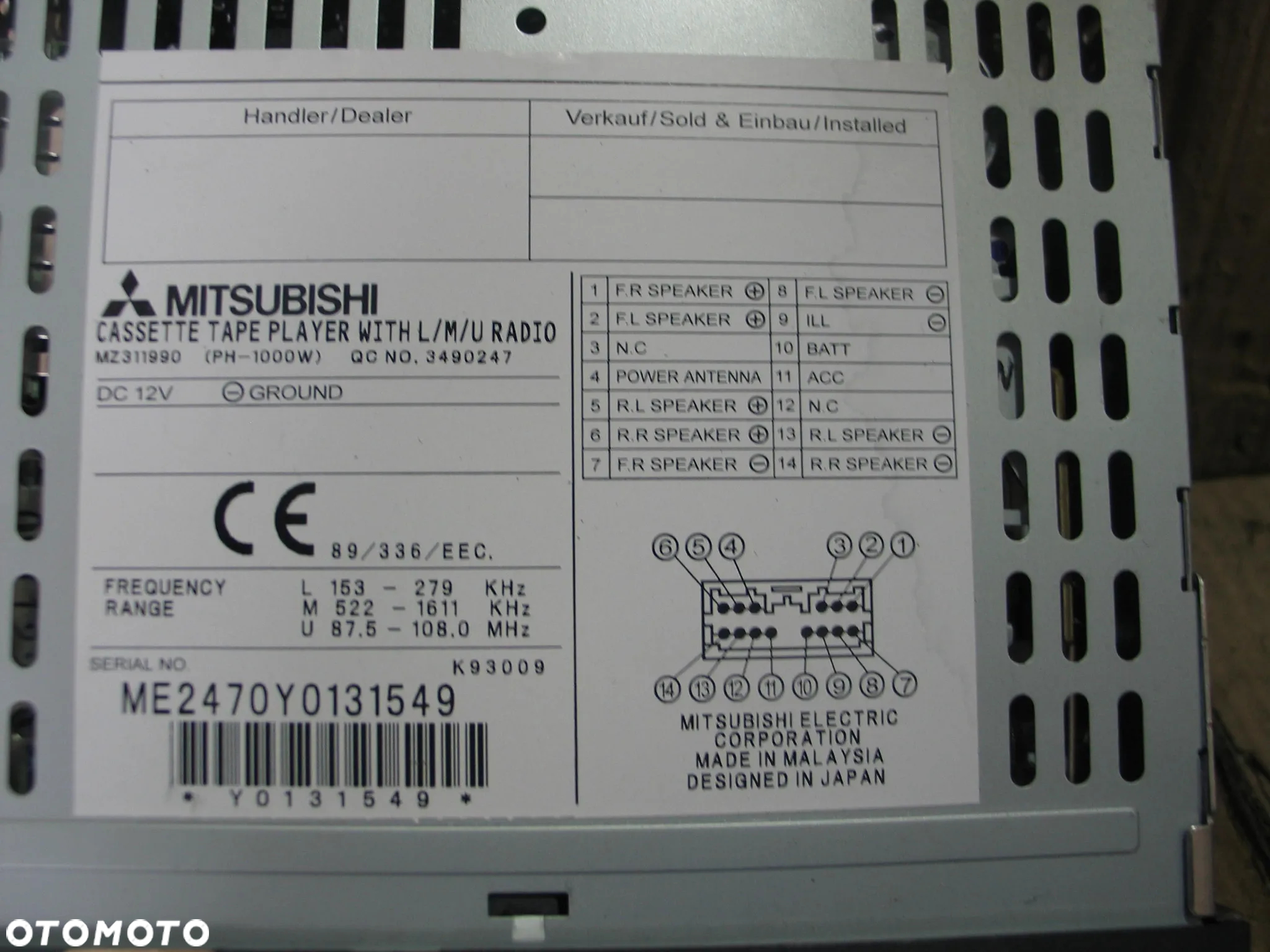 radio radioodtwarzacz nawigacja mitsubishi carisma nowe - 10