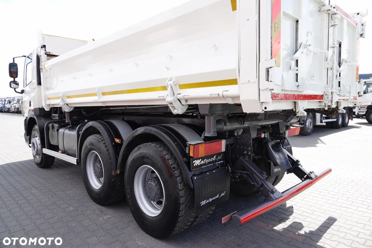 DAF CF 85.410 / 6X4 / WYWROTKA 2 STR / BORDMATIC / HYDROBURTA / MANUAL / SPROWADZONY - 16