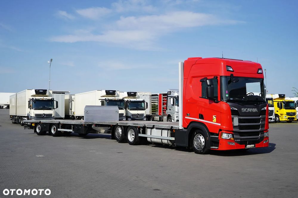 Scania R 450 / ACC / E 6 / ZESTAW PRZEJAZDOWY / PLATFORMA 2 X 7,75 M / RETARDER - 2