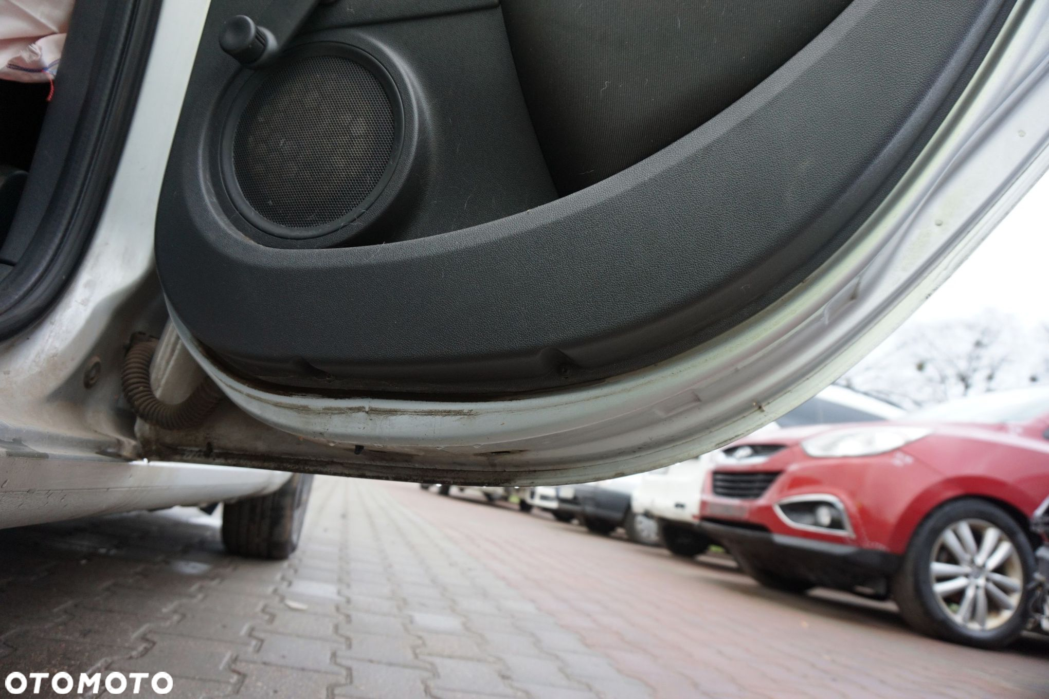 DRZWI TYLNE PRAWE CLIO III PH2 LIFT 5D HB TED69  SREBRNY RENAULT 2009-2012 - 11