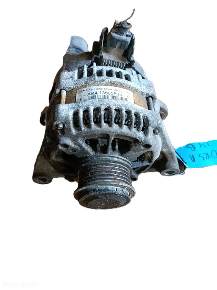 OPEL CORSA E 14-19 r. 1,4 B ALTERNATOR DENSO 13585664 + - 2