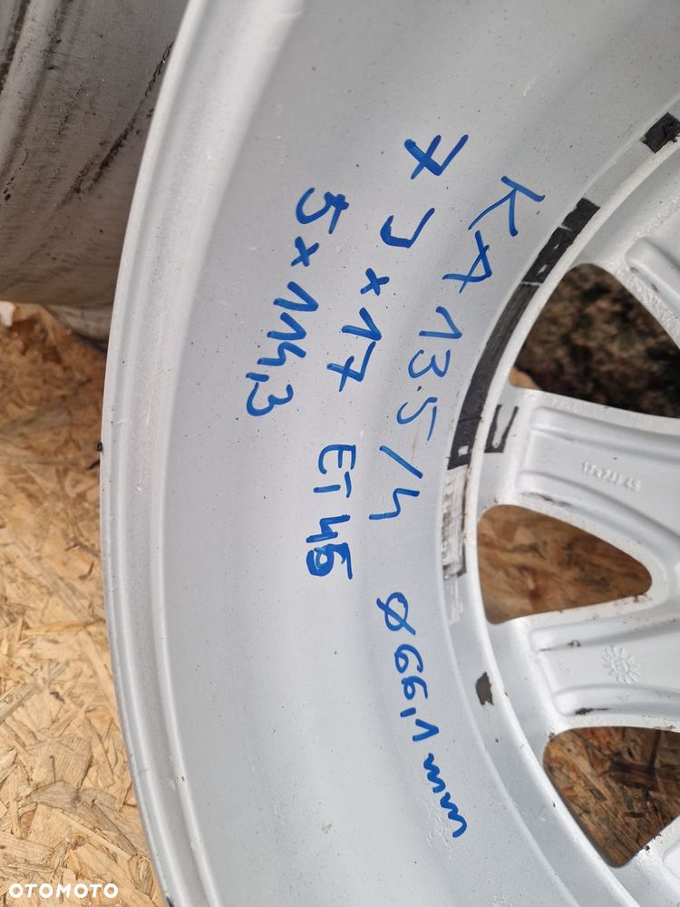 NISSAN FELGI ALUMINIOWE 5X114,3 7JX17 FI66,1MM  ET45 KOMPLET 4szt - 10