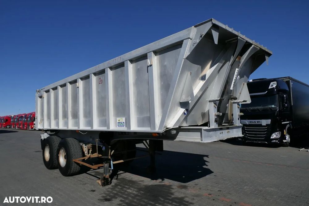 General Trailers REMORCI  BASCULANTĂ / 22 m³ / 2 AXE / 100% ALUMINIU / JANTE DIN ALIAJ - 8