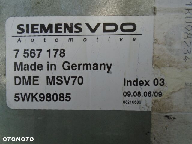 komputer sterownik silnika bmw e90 e91 325i AUTOMA - 2