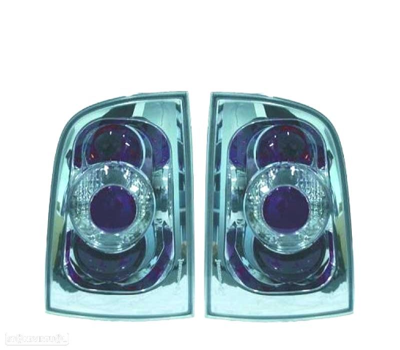 FAROLINS TRASEIROS SKODA OCTAVIA I KOMBI 01-10 CROMADO - 1