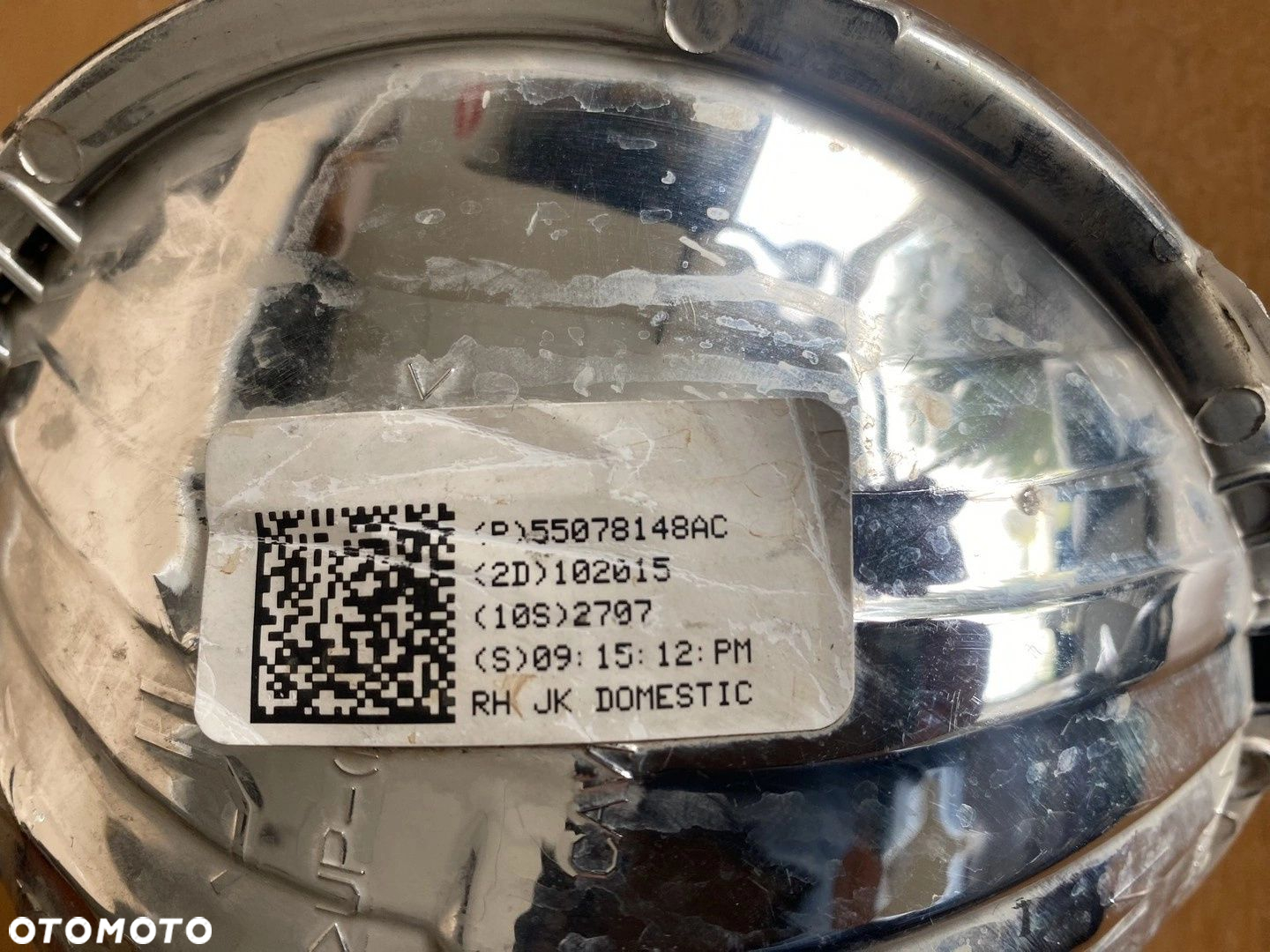 LAMPA PRZEDNIA JEEP WRANGLER JK 07- H13 USA 55078148AC - 4