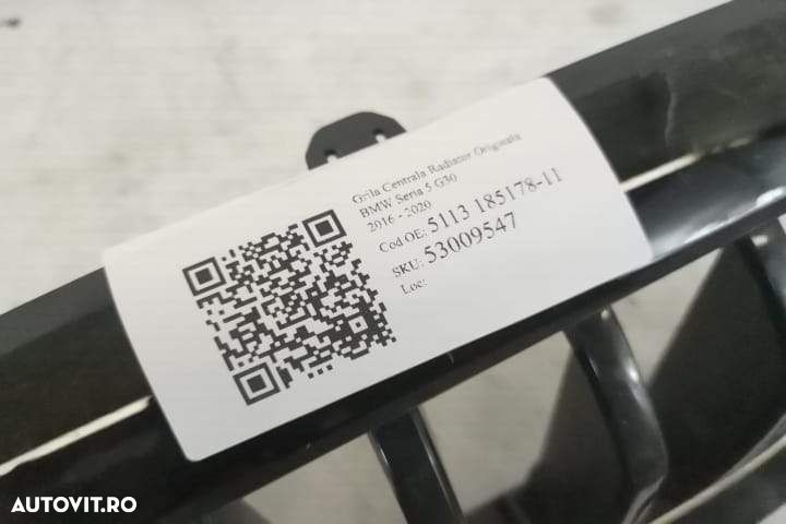 Grila Centrala Radiator Originala BMW Seria 5 G30 2016 2017 2018 2019 - 7