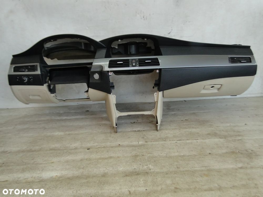 BMW 5 E60 E61 LIFT DESKA KONSOLA PODUSZKI AIRBAG PASY NAPINACZE SENSOR KOMPLET ORYGINAŁ EUROPA - 15