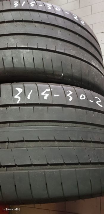 2 pneus 315/30/22107Y Goodyear Eagle F1 Asymmetric 5 107Y com mais de 70% de piso - 2