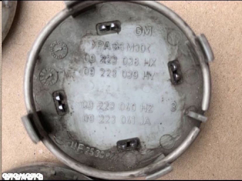 09223038 dekielek dekielki felg aluminiowych Opel 60mm - 3
