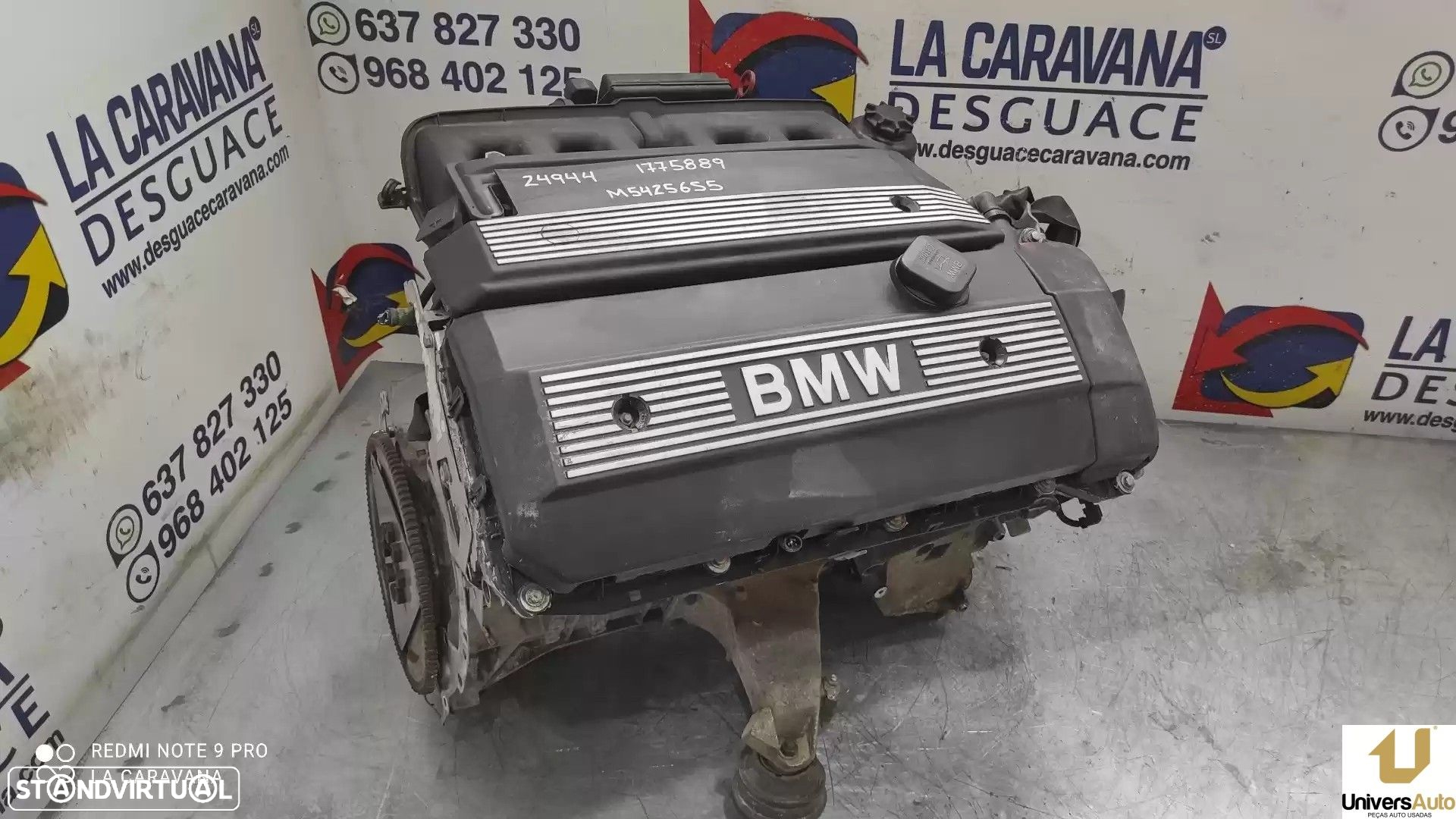MOTOR COMPLETO BMW 5 1995 -M54256S5 - 9