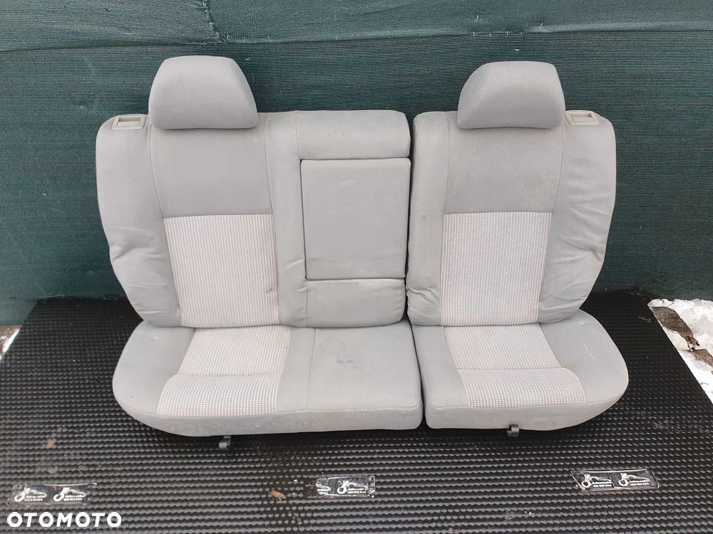 Fotele Fotel Kanapa Welur Jasne Siwe Podlokietnik VW Golf IV 4 3 drzwi komplet - 30