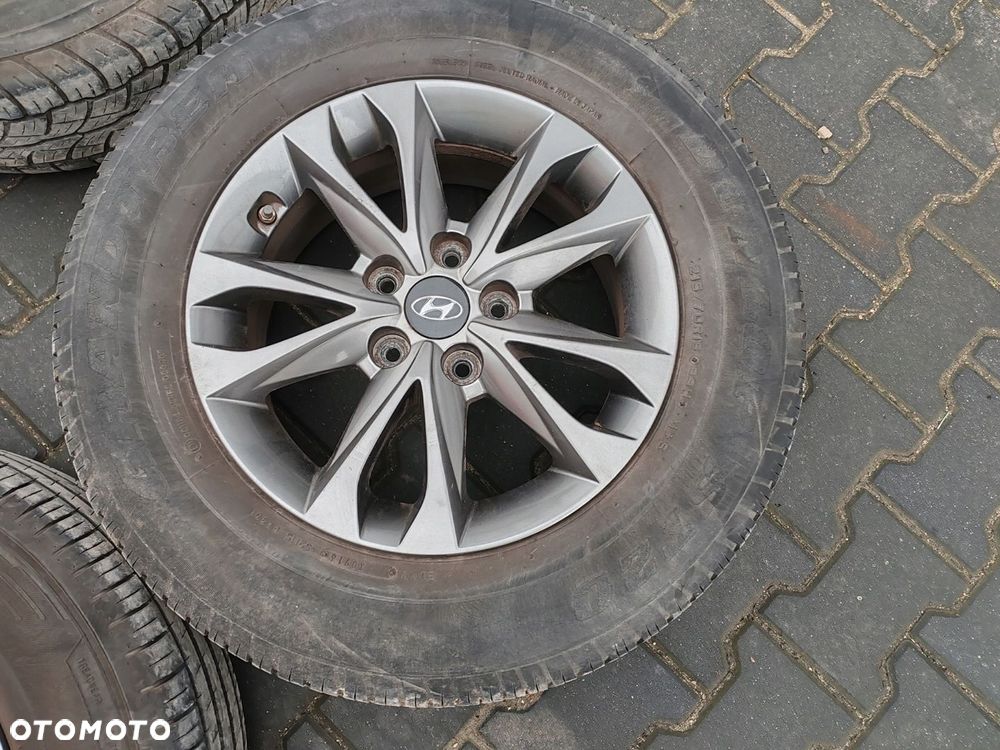 Felgi aluminiowe koła alufelgi z czujnikami 16 5x114.3 Hyundai IX35 10-15 - 4