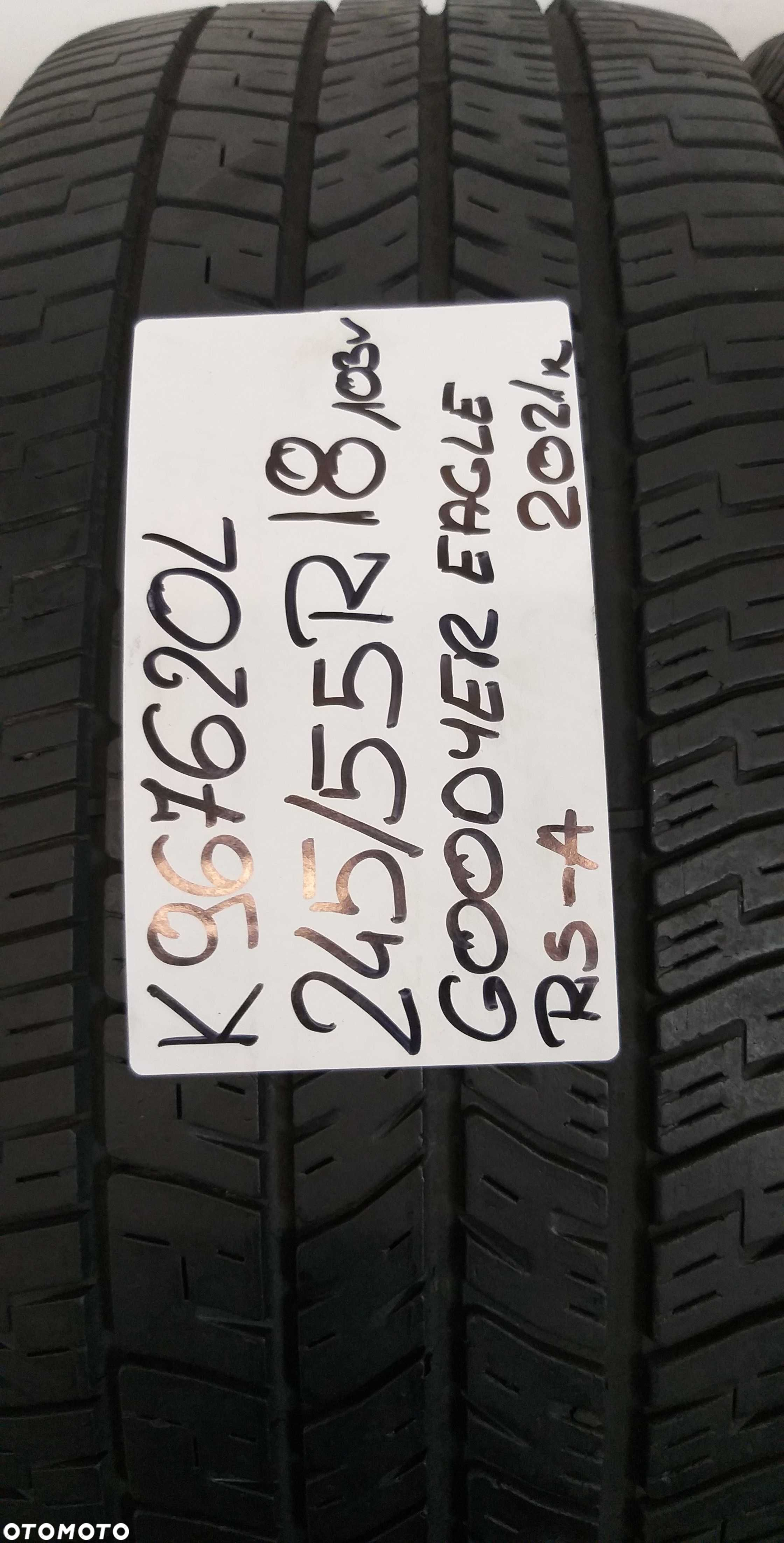 K967620L Komplet 245/55R18 103V GoodYear Eagle RS-A 2021rok - 2
