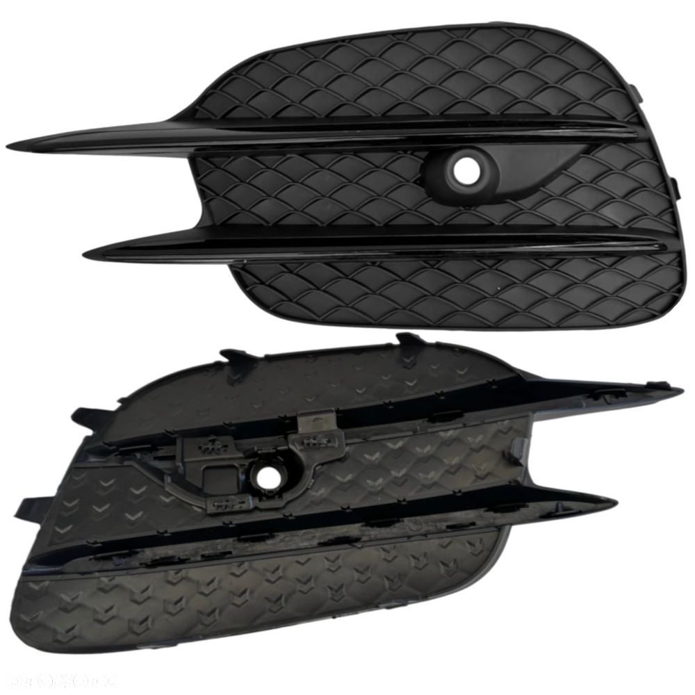 Kratka zderzaka atrapa LEWA PRAWA srebrna MERCEDES V-KLASA W447 AMG 2014-25 - 4