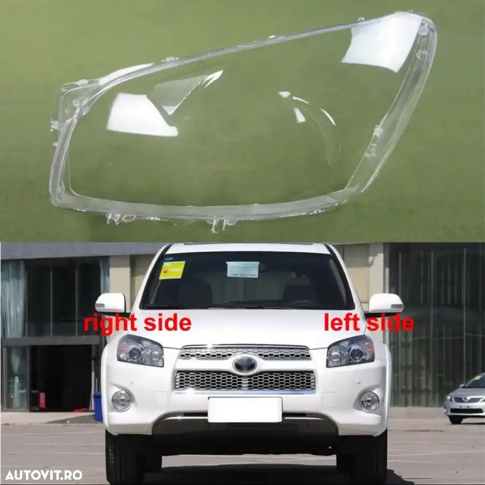 Set Sticle Capace Far Faruri Lentile Dispersor Geam Toyota Rav4 09-12 - 1