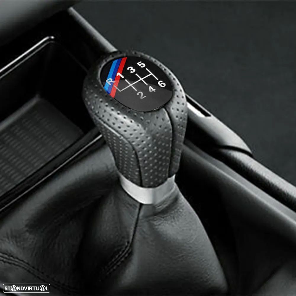 Punho Moca Bmw Mudanças 6 Velocidades Pele Pack M Serie 1  3  5 - 1