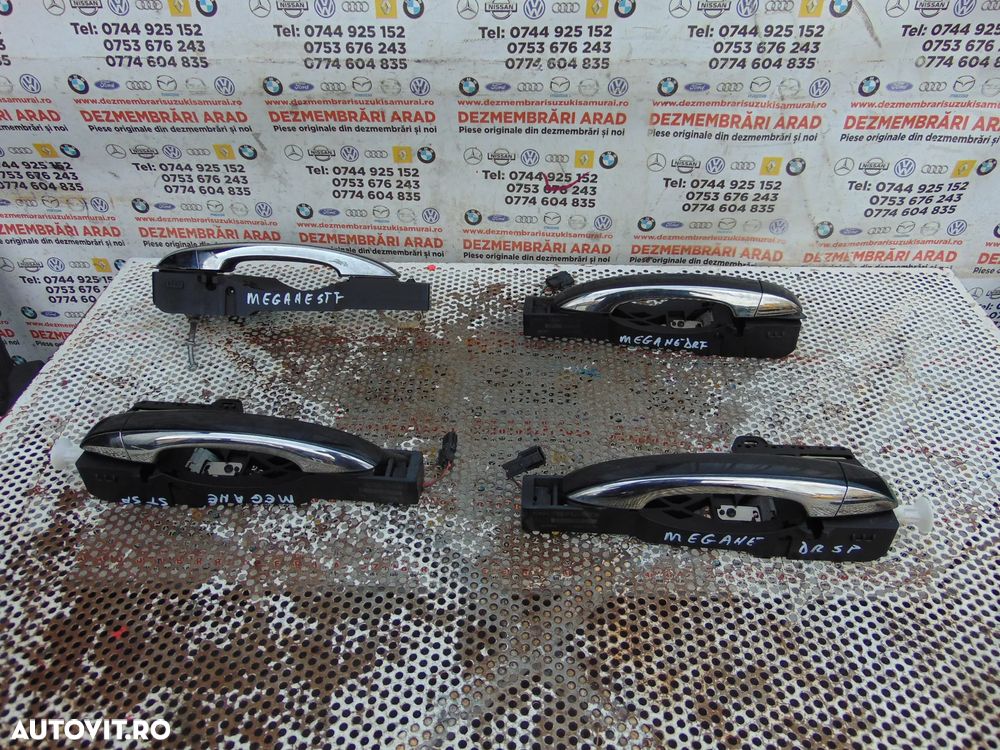 Maner usa Renault Megane 4 an 2016-2024 manere usi fata spate stanga dreapta exterior - 1