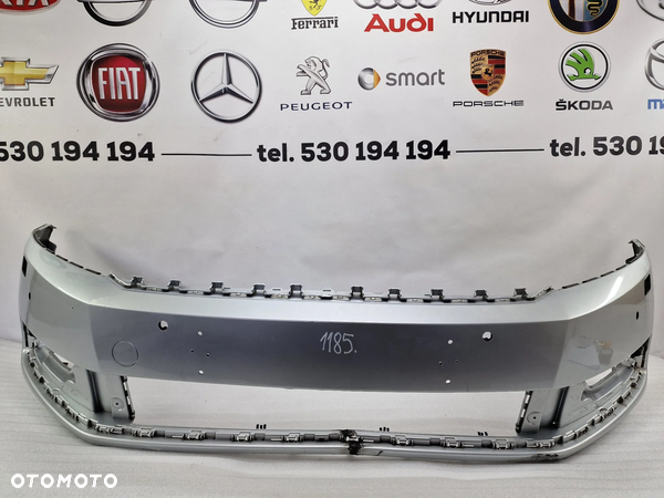 VW PASSAT B7 3AA 10- ZDERZAK PRZEDNI PRZÓD NA SPRYSKI + 4X PDC , KOLOR SREBRNY METALIK , NR 3AA807221 , NR AUKCJI NZ1185