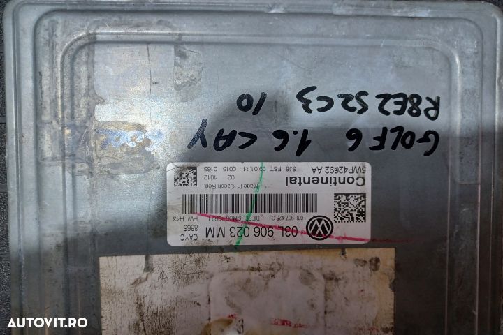 Calculator motor ECU 03L906023MM 5WP42692AA - 1.6 CAY 03L906023MM 5WP - 3