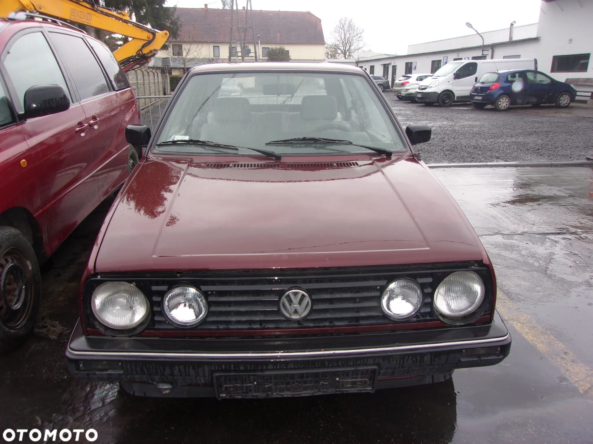 GRILL VW VOLKSWAGEN GOLF 2 II HALOGENY - 1