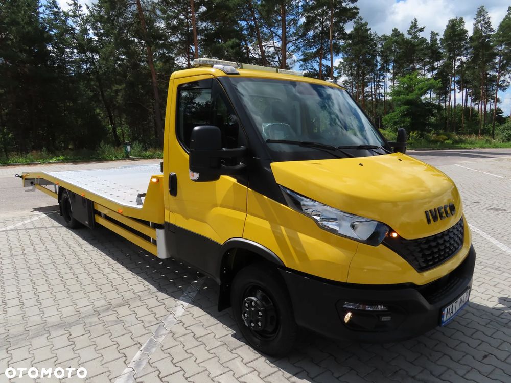 Iveco DAILY 50C18 Laweta POMOC DROGOWA Przewóz Pojazdów AUTOLAWETA 6100 mm Dł. Platformy DMC 3500 Kg Rozstaw Osi 4750 mm WZMACNIANE Zawieszenie Adaptacyjne Pneumatyczne Stan NOWY OKAZJA - 9