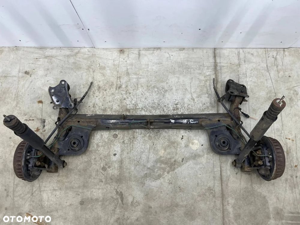 Belka zawieszenia Dacia Logan 1 I MCV kombi VAN 05-14r. DOSTAWCZAK tylna oś wózek amortyzatory ABS - 1