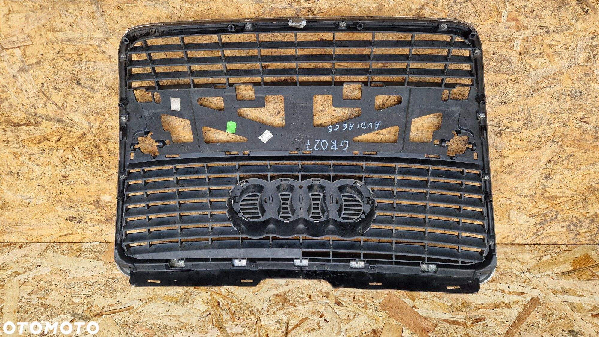 AUDI A6 C6 ATRAPA GRILL ZDERZAKA PRZÓD 4F0853651 - 5