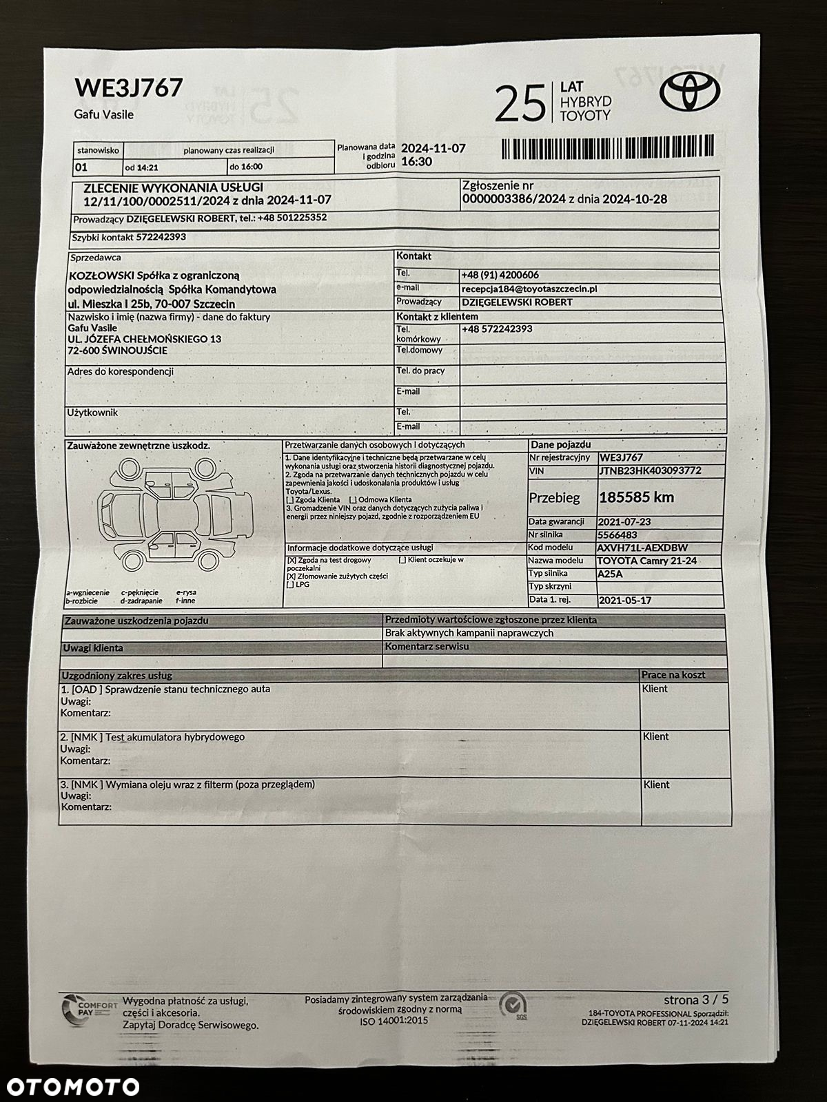 Toyota Camry 2.5 Hybrid Comfort CVT - 14