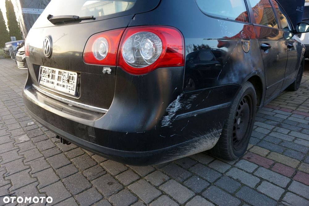 ZDERZAK TYLNY PASSAT B6 KOMBI LC9X  CZARNY VOLKSWAGEN 2005-2010 - 4