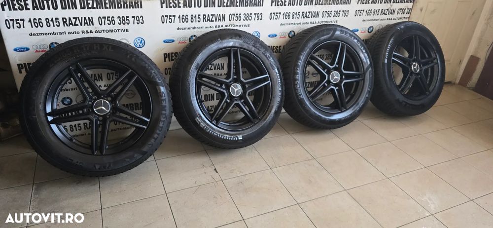Jante R17 Vw Tiguan T-Roc Audi Q3 Q5 Skoda Karoq Kamiq 5x112 Anvelope Noi Iarna 215/65R17 - 2
