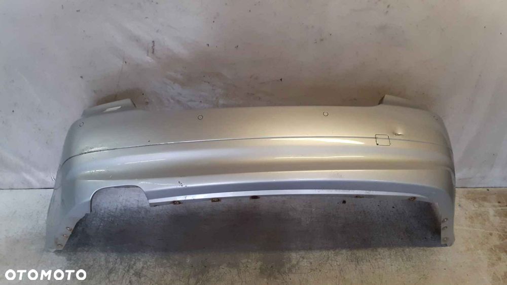 ^ ZDERZAK TYŁ TYLNY BMW E90 SEDAN TITANSILBER SRERBNY PDC CZUJNIKI - 1